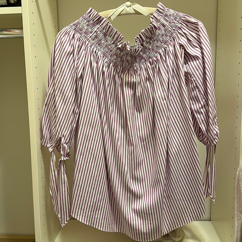 Caroline Constas off the shoulder blouse XS